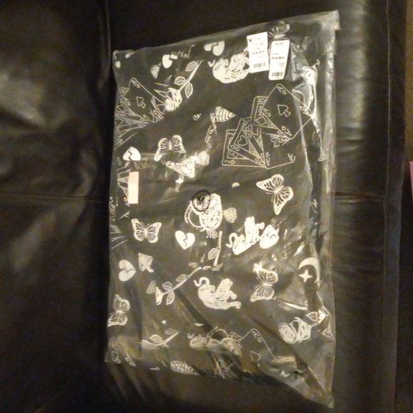 EYE-CATCHING Tattoo Lover Trench Coat, UNOPENED, size Medium/large - Picture 5 of 9